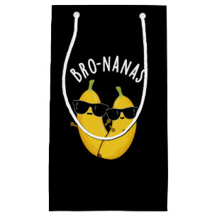 Petit Sac Cadeau Bro-nanas Funny Fruit Banana Pun Dark BG