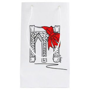 Petit Sac Cadeau Brooklyn Bridge Bow NYC Noël Holiday New York