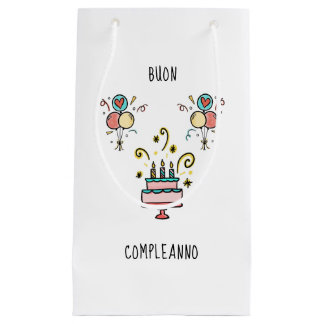 Petit Sac Cadeau Buon Compleanno | Joyeux anniversaire
