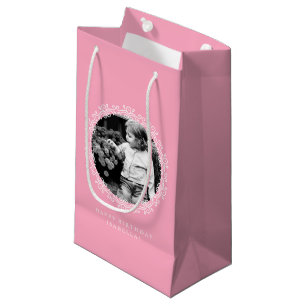 Petit Sac Cadeau Cadres photo rose Fancy Swils