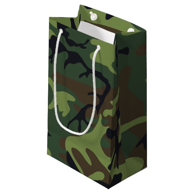 Petit Sac Cadeau Camion militaire de Green Forest (Devant Angle)