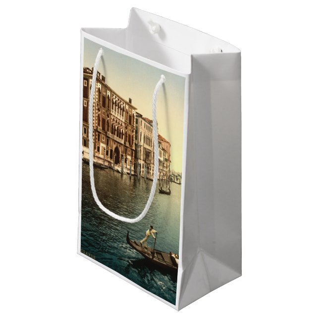 Petit Sac Cadeau Canal grand II, Venise, Italie (Devant Angle)