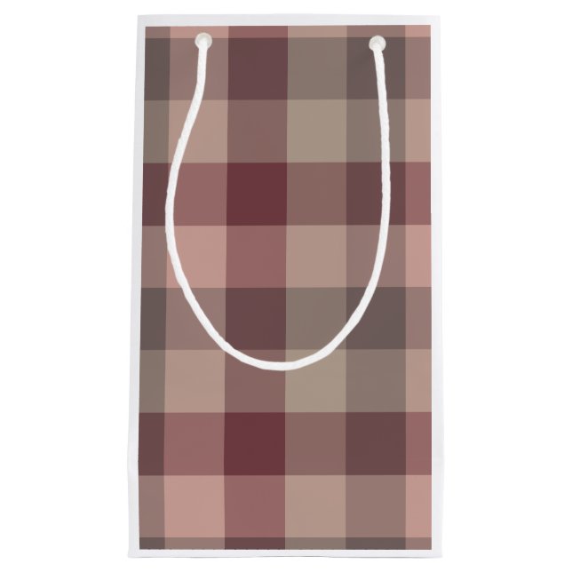 Petit Sac Cadeau Carreau blushwood (Devant)