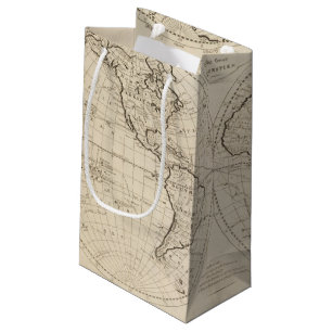 Petit Sac Cadeau Carte du monde 2