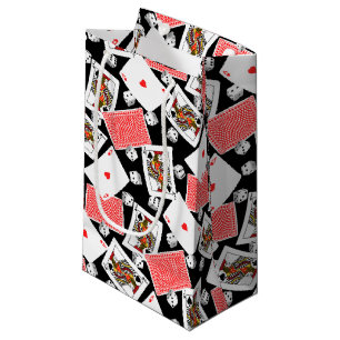 Petit Sac Cadeau Cartes et dés