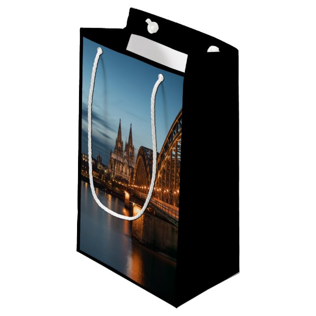 Petit Sac Cadeau Cathédrale de Cologne (Devant Angle)