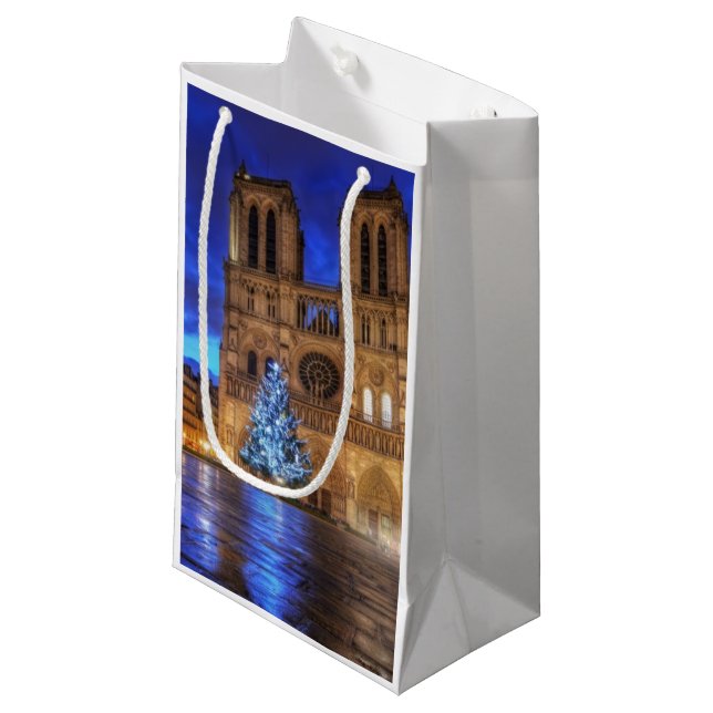 Petit Sac Cadeau Cathédrale Notre-Dame de Paris (Devant Angle)