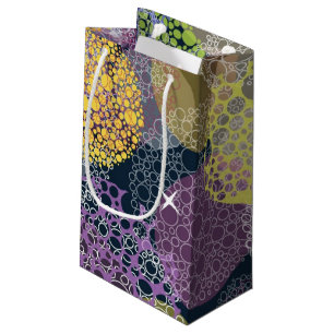 Petit Sac Cadeau Cercle mignon abstrait de point de polka