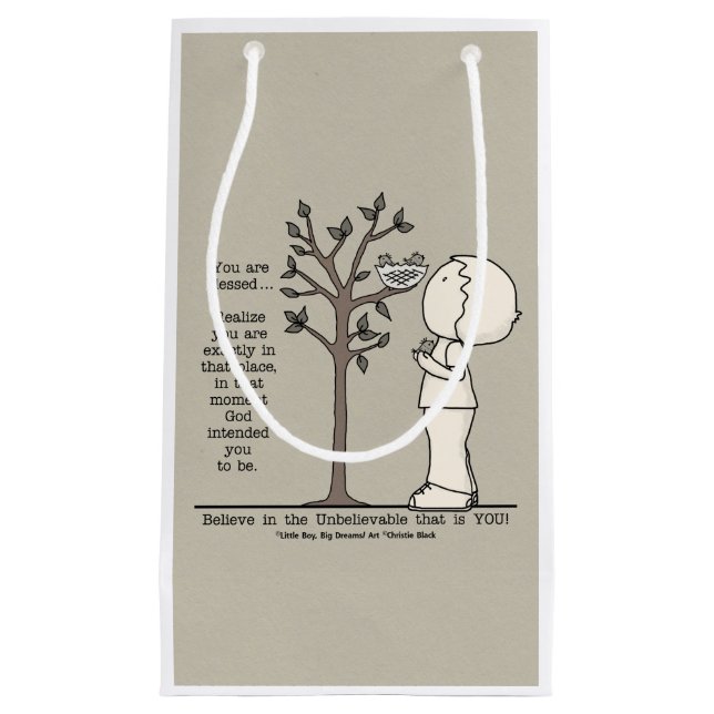 Petit Sac Cadeau Cet endroit (Devant)