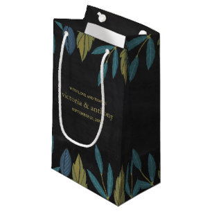 Petit Sac Cadeau Chalkboard Leaf Wedding Favoriser