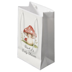 Petit Sac Cadeau Champignons Whimsical Genre Neutre Baby shower mig