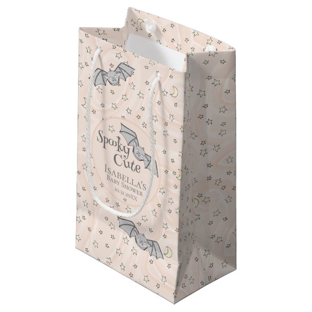 Petit Sac Cadeau Chauves-souris neutres de genre Éffrayant Baby sho (Devant Angle)