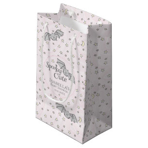 Petit Sac Cadeau Chauves-souris roses Éffrayant Baby shower mignon