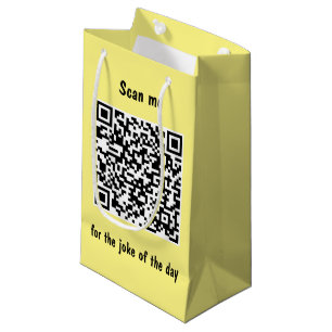 Petit Sac Cadeau Cherchez-moi la blague du jour QR Code