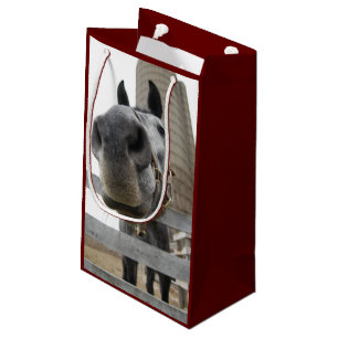 Petit Sac Cadeau Cheval mignon