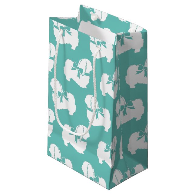 Petit Sac Cadeau Chien Pekingese Chien Chien Puppy (Devant Angle)