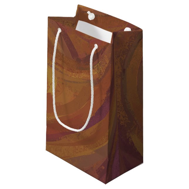 Petit Sac Cadeau Chocolat Carmel Swirl (Devant Angle)