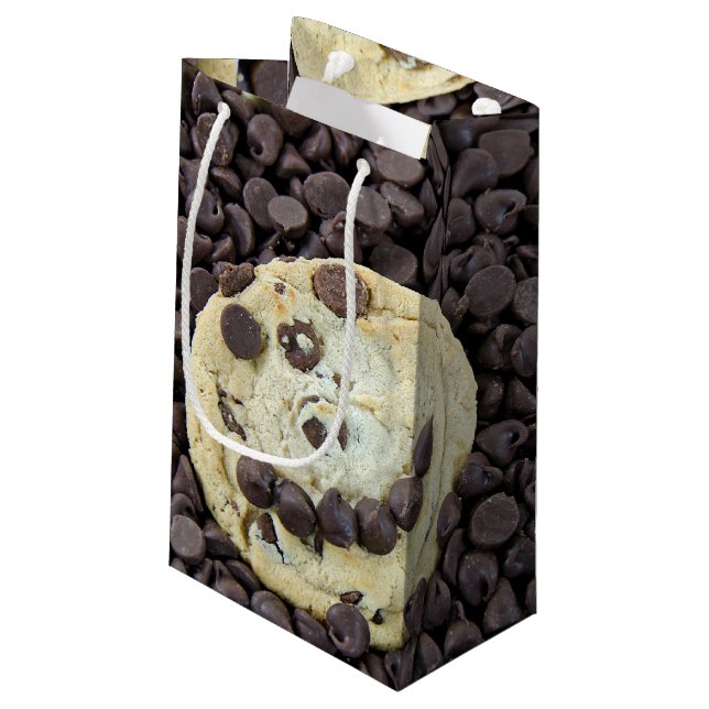 Petit Sac Cadeau Chocolat Chip Cookie Bonheur (Dos Angle)