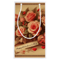 Chocolats et fleurs de la Saint-Valentin vintage