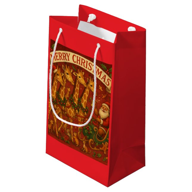 Petit Sac Cadeau Christmas Gift Bags (Dos Angle)
