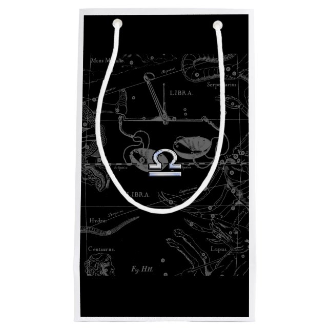 Petit Sac Cadeau Chrome Style Libra Zodiac Connexion Hevelius (Devant)