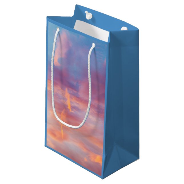 Petit Sac Cadeau ciel flirtant (Devant Angle)