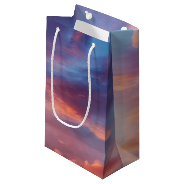Petit Sac Cadeau ciel flirtant (Devant Angle)