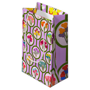 Petit Sac Cadeau Circles of Flowers