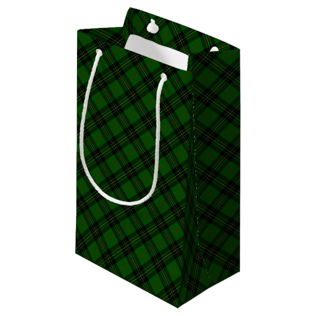Petit Sac Cadeau Clan Forbes Tartan (Devant Angle)
