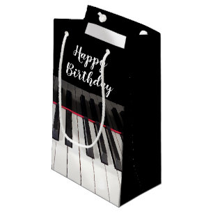 Petit Sac Cadeau Clavier Piano Anniversaire