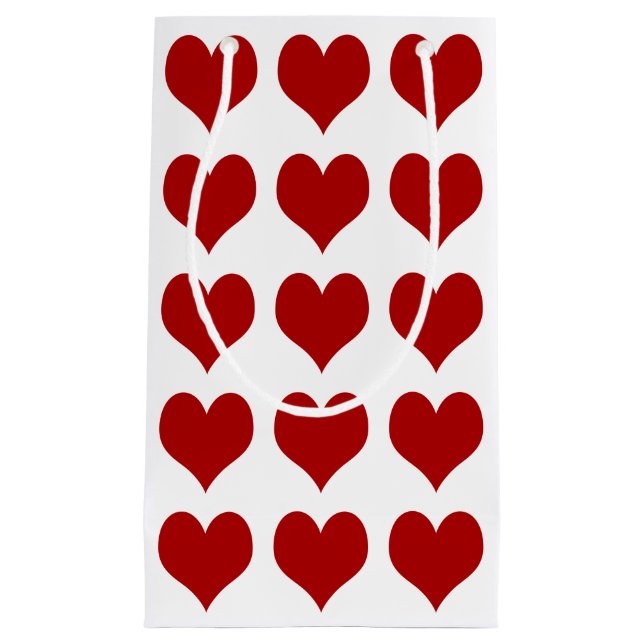 Petit Sac Cadeau Coeur de la Saint-Valentin (Devant)