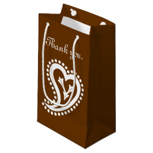 Petit Sac Cadeau Cœurs Paisley Sucrés dans un Sac-Cadeau au Chocola