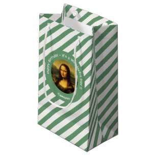 Petit Sac Cadeau Collection Leonardo da Vinci Mona Lisa