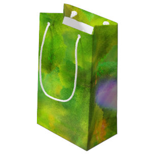 Petit Sac Cadeau colorez le vert sans couture d'arrière - plan,