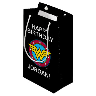 Petit Sac Cadeau Comics DC   Wonder Woman Circle & Stars Logo