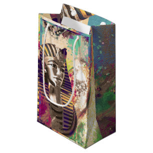 Petit Sac Cadeau Composition en Roi Tut Mask Abstract