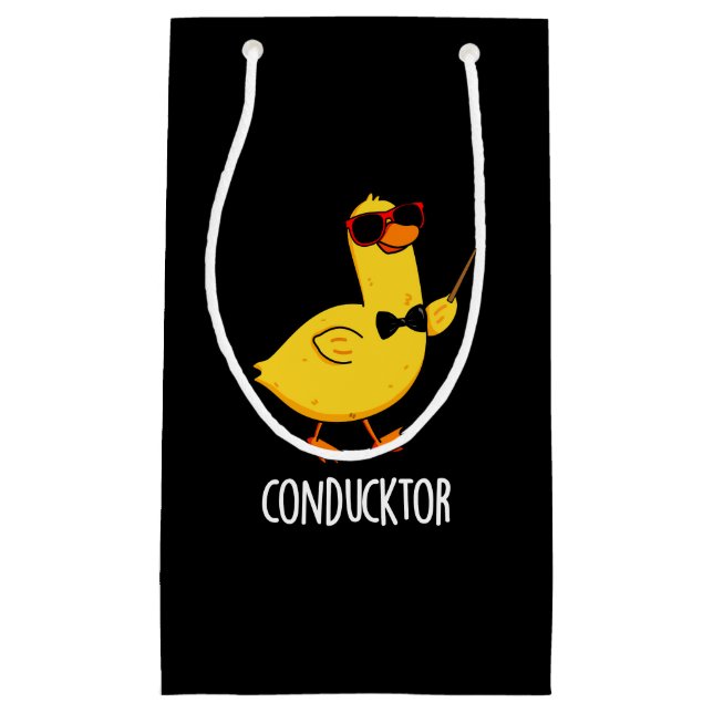 Petit Sac Cadeau Con-duck-tor Funny Music Conductor Canard Canard P (Devant)