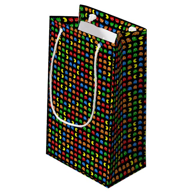 Petit Sac Cadeau Conception d'anniversaire pour joueur d'arcade Pix (Dos Angle)