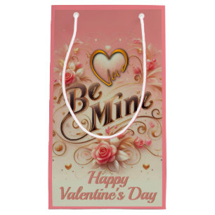 Petit Sac Cadeau Conception de la Saint-Valentin Sois Mienne avec C