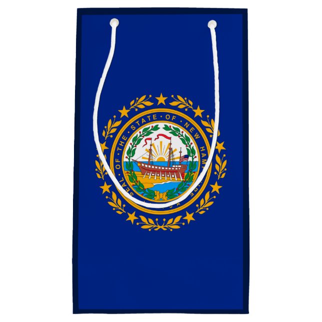 Petit Sac Cadeau Conception du drapeau d'état du New Hampshire (Devant)