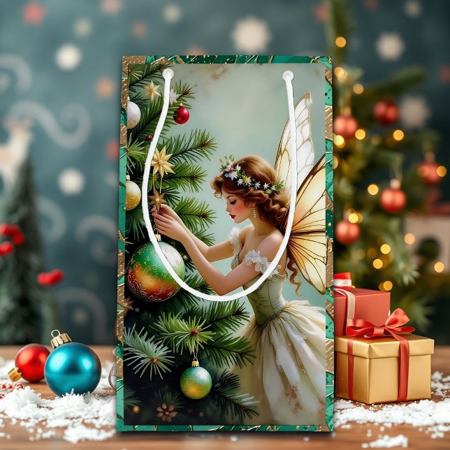 Petit Sac Cadeau Conte de fées Ange fée de Noël fantaisiste (Créateur téléchargé)