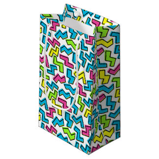 Petit Sac Cadeau Cool Cute 80 Memphis Motif