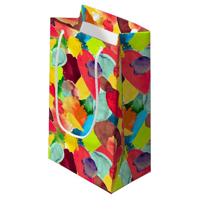 Petit Sac Cadeau Couleur 5 (Devant Angle)