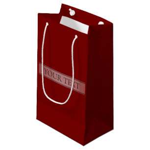 Petit Sac Cadeau Couleur modifiable de bande de dégradé simple et é
