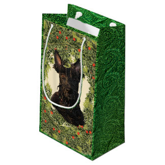 Petit Sac Cadeau Couronne écossaise Terrier