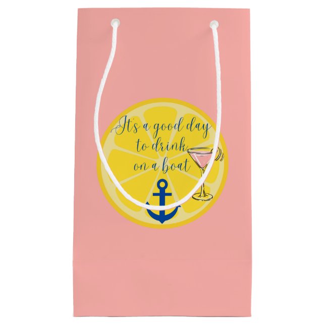 Petit Sac Cadeau Croisière en bateau (Devant)