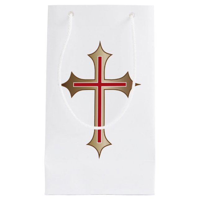 Petit Sac Cadeau Croix chrétienne (Devant)