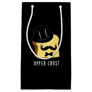 Petit Sac Cadeau Croûte supérieure Funky Pun à pain foncé BG