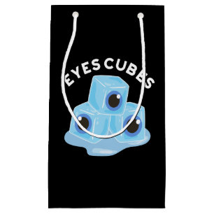 Petit Sac Cadeau Cubes d'yeux amusant pistolet à glace foncé BG