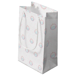 Petit Sac Cadeau Cute Birthday Cupcake with Candle